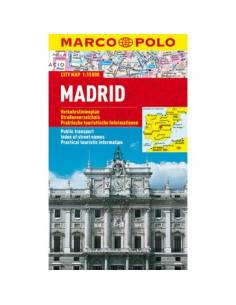 Madrid city map laminált - MARCO POLO