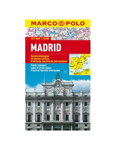 Madrid city map laminált - MARCO POLO