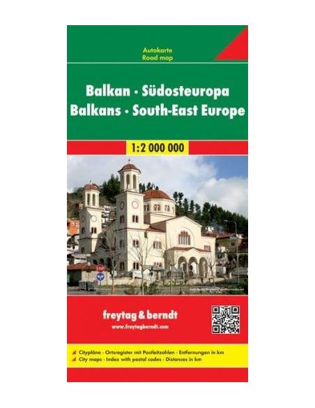 South-East Europa - Balkans - Balkáni államok - Délkelet-Európa térkép