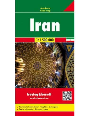 Irán térkép