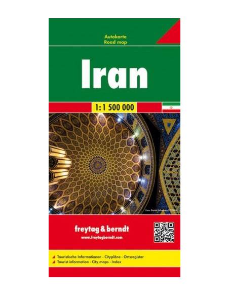 Irán térkép