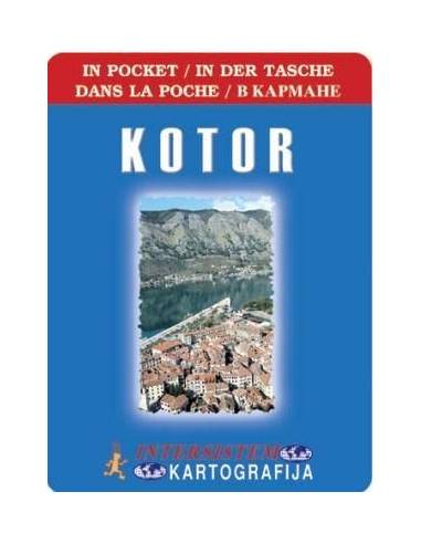Kotor zsebtérkép (Montenegro)