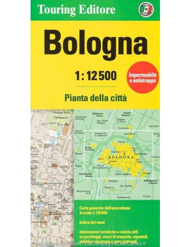 Bologna várostérkép TCI