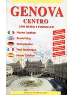 Genova centrum térkép (mini)