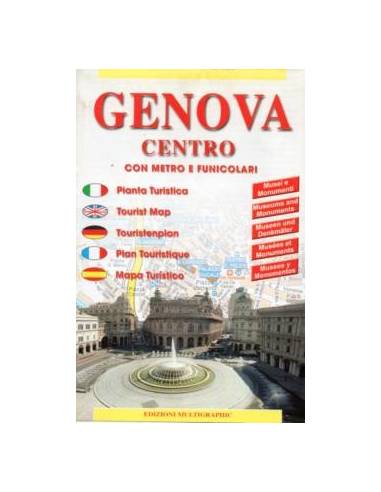 Genova centrum térkép (mini)