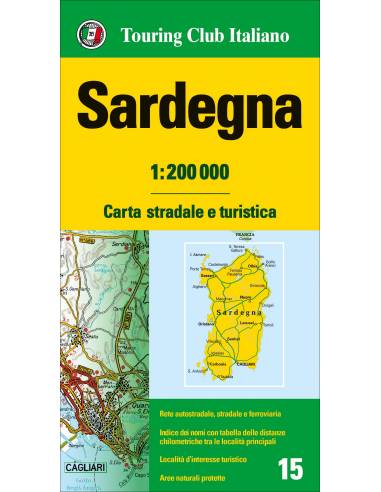 Sardegna (15) - Szardínia térkép