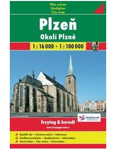 Plzen, okoli Plzné -Pilsen és környéke térkép