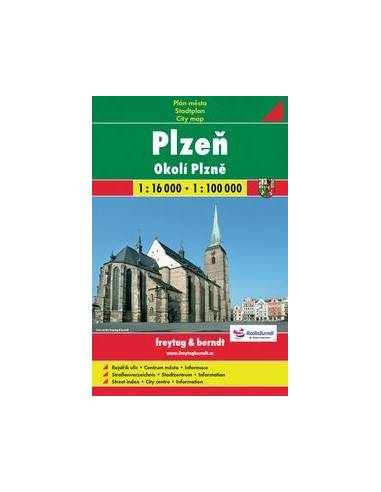 Plzen, okoli Plzné -Pilsen és környéke térkép