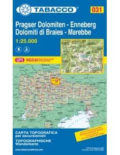 TO 031 Dolomiti di Braies - Pragser Dolomiten, Marebbe -...
