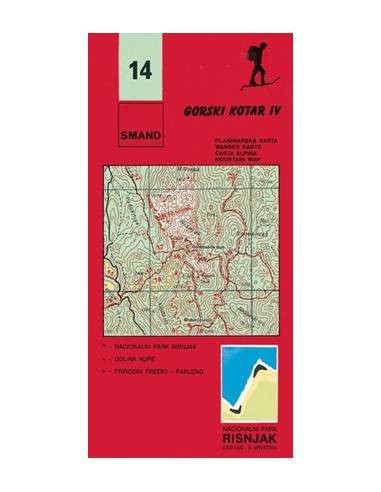 S 14 Gorski Kotar 4. turistatérkép