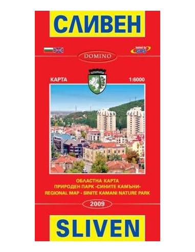 Szliven térkép