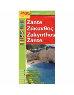 Zakintosz - Zakynthos térkép