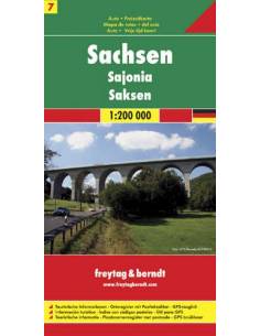 Szászország-Sachsen térkép Németország (7) 2