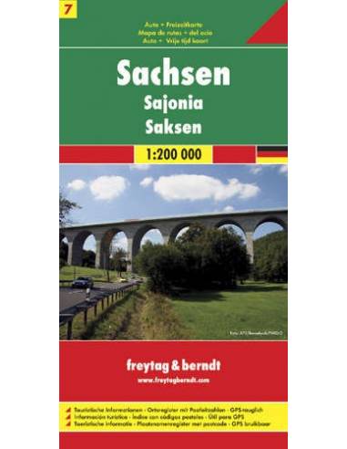 Szászország-Sachsen térkép Németország (7)