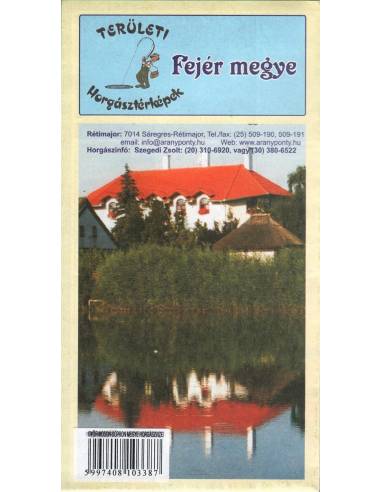Fejér megye horgászvizei térkép