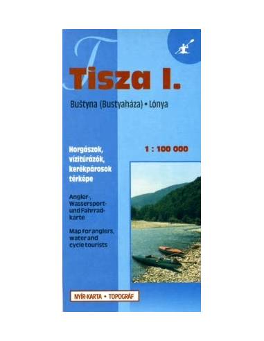 Tisza Vizitúra térkép 1. (Bustyaháza-Lónya)