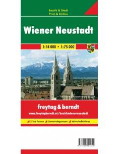 Wiener Neustadt város+járás térkép 2