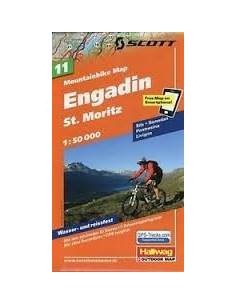 Engadin St.Moritz Mountainbike térkép