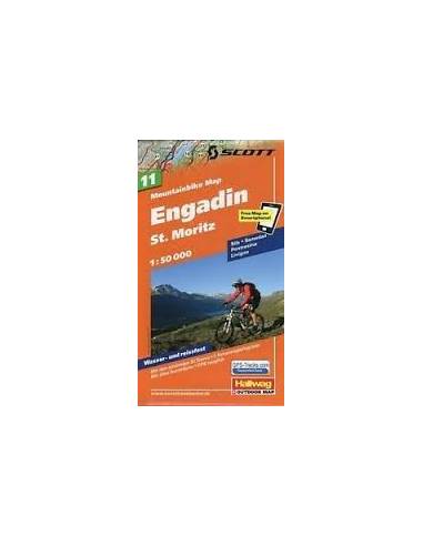 Engadin St.Moritz Mountainbike térkép