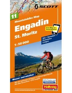 Engadin St.Moritz Mountainbike térkép 2