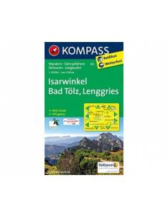 KK 182 Isarwinkel - Bad Tölz - Lenggries túra-, sí- és...