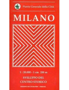 Milano (Milánó) várostérkép