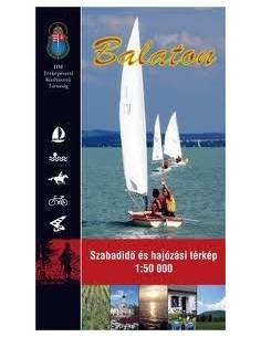 Balaton Hajózási és szabadidő térkép (2 Oldalas)