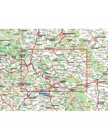 29 Broumovsko, Adršpach turistatérkép