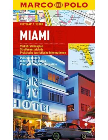 Miami city map laminált (Marco Polo)