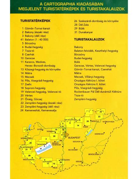 Cserhát - Karancs, Medves turistatérkép