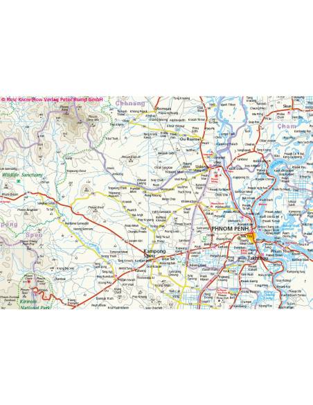 RKH Cambodia - Kambodscha - Kambodzsa térkép