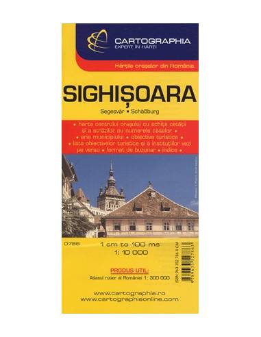 Segesvár - Sighisoara várostérkép