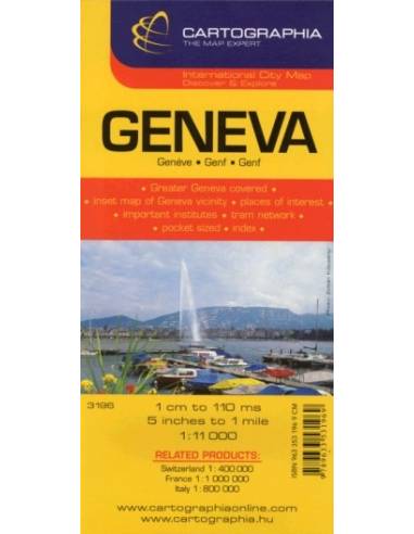 Genf - Geneve térkép