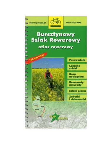 Bursztynowy Szlak Rowerowy - Borostyán kerékpút atlasz