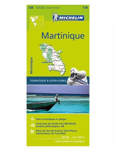 MN 138 ZOOM Martinique térkép