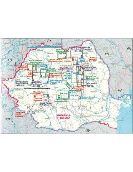 Bihar-hegység térkép -Munţii Bihor