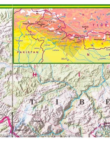 Indian Himalaya comfort! map térkép