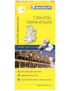 MN 320 Cote-d'Or - Saone-et-Loire térkép