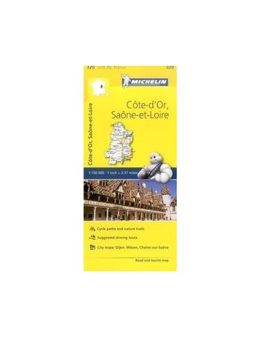 MN 320 Cote-d'Or - Saone-et-Loire térkép