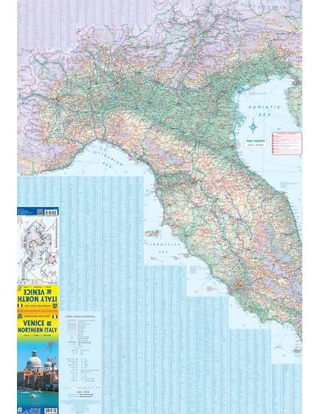Venice & Northern Italy - Velence és Észak-Olaszország térkép - ITM