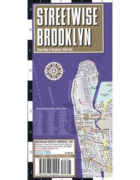 Streetwise Brooklyn Map