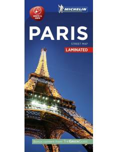 MN 9202 Paris - Párizs centrum laminált térkép - Street Map