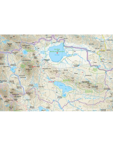 RKH Mongolei - Mongólia térkép