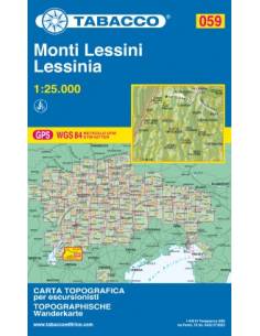 TO 059 Monti Lessini - Lessinia térkép