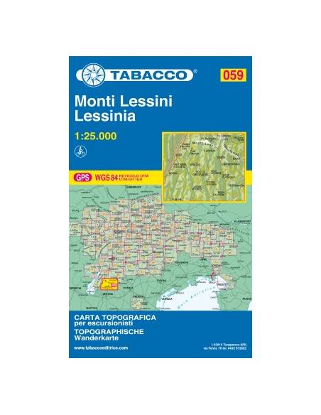 TO 059 Monti Lessini - Lessinia térkép