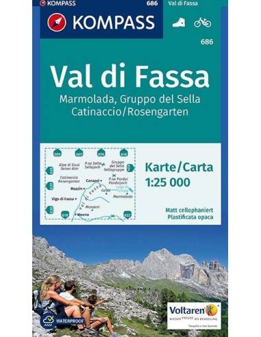 KK 686 Val di Fassa -  Marmolada - Gruppo del...