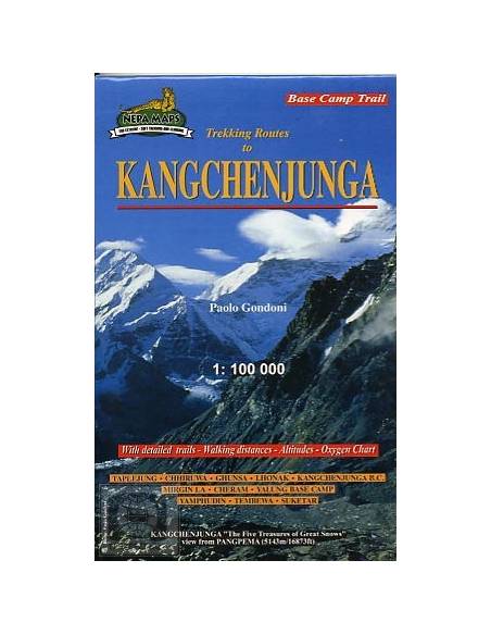 Kangchenjunga trekking térkép