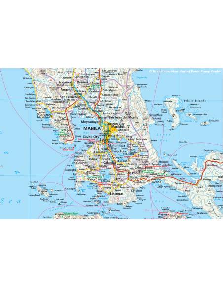 RKH Philippines - Philippinen - Fülöp-szigetek térkép