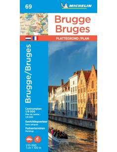 MN 69 Brugge - Bruges várostérkép