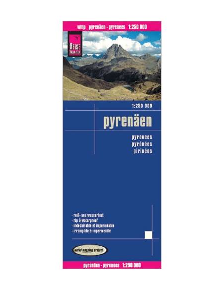 RKH Pyrenees - Pyrenäen - Pireneusok térkép